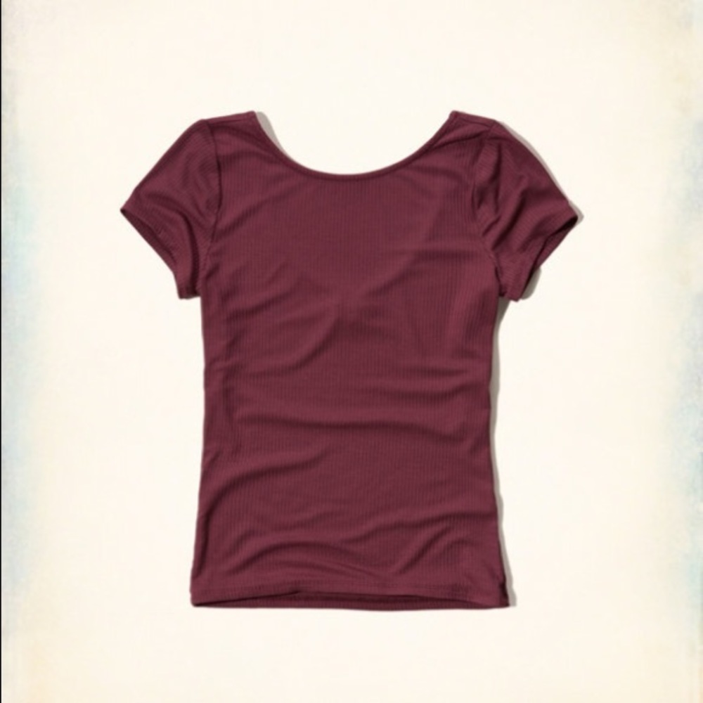 Scoopback Ribbed Top - Picture 3 of 4